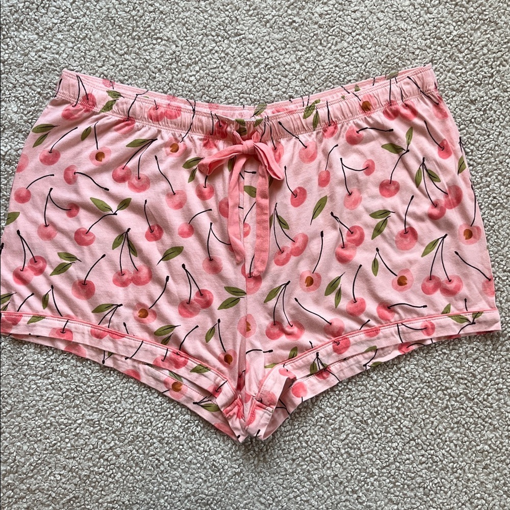 PJ SALVAGE Cherry Print PJ Set with Matching Headband NWT* Size XL - Picture 6 of 16